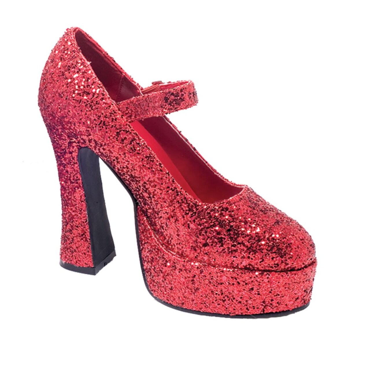 The Costume Center Shimmering Red Women Adult Halloween Shoe Costume Accessory - Size 7